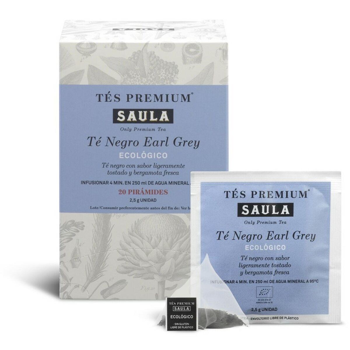 Saula Sort te Earl Grey - 20 pyramidebreve