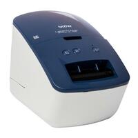 Labelprinter Brother QL600BXX1 300 dpi 71 mm/s USB 2.0 Blå Hvid Sort Blå/hvid