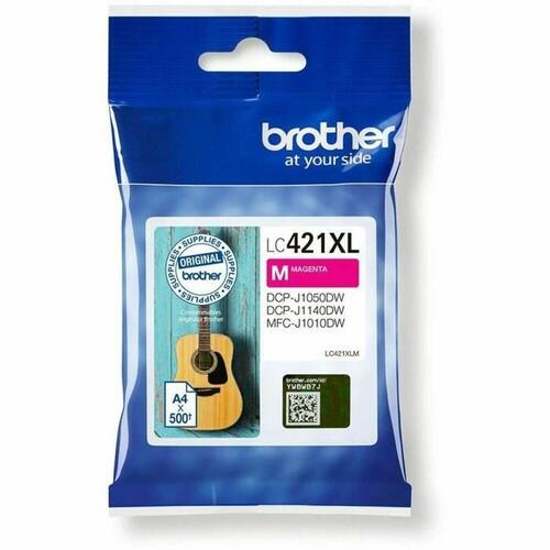 Original blækpatron Brother LC421XLM Magenta (1 enheder)