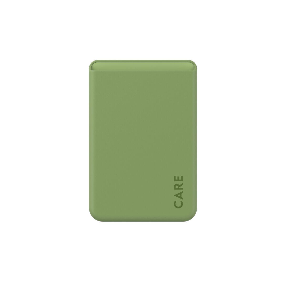 PanzerGlass CARE by Fashionable Card Holder Green iPhone Beskyttelsescover Transparent