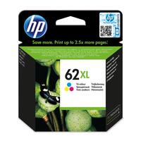 Original blækpatron HP 62XL Cyan/Magenta/Yellow Gul Cyan Magenta Multifarvet