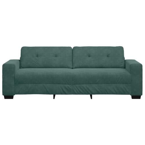 Fløjl mørkegrøn Fløjlstof med solid træramme Medium Holdbar