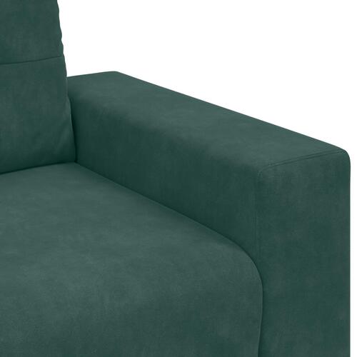 Fløjl mørkegrøn Fløjlstof med solid træramme Medium Holdbar