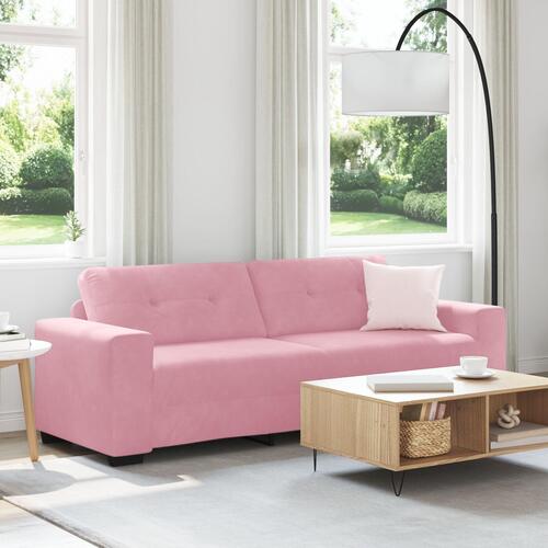 Fløjl pink Hygge skumfyld Standard Aftageligt betræk Sofa