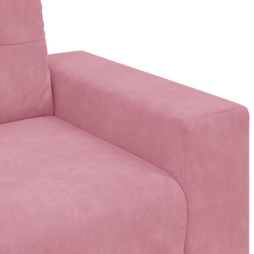 Fløjl pink Hygge skumfyld Standard Aftageligt betræk Sofa