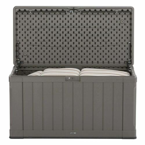 Udendørs Kasse Lifetime Brun 440 L Plastik 127 x 64 x 67 cm