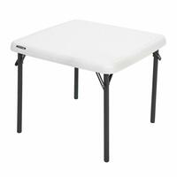 Børnebord Lifetime Foldbar Hvid Stål Plastik 61 x 61 x 53,5 cm