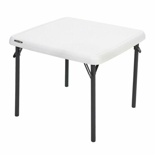 Børnebord Lifetime Foldbar Hvid Stål Plastik 61 x 61 x 53,5 cm