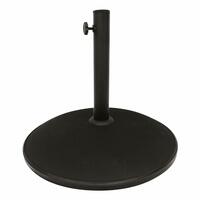 Fod for strandparasol Colorbaby 25 kg Sort Stål Cement