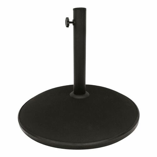 Fod for strandparasol Colorbaby 25 kg Sort Stål Cement