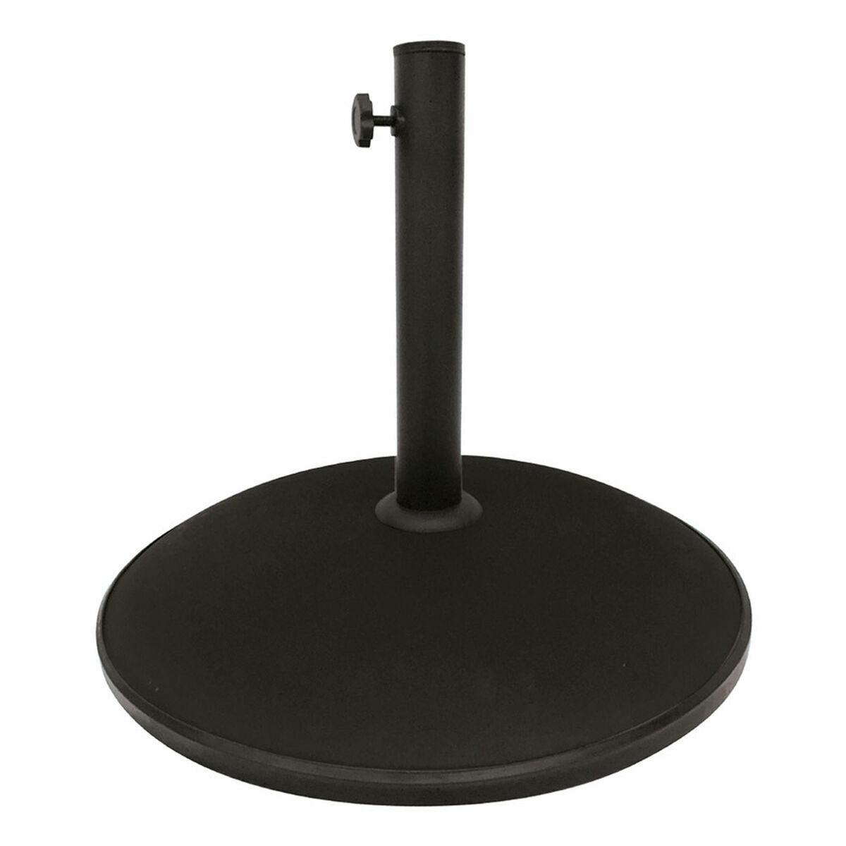 Fod for strandparasol Colorbaby 25 kg Sort Stål Cement