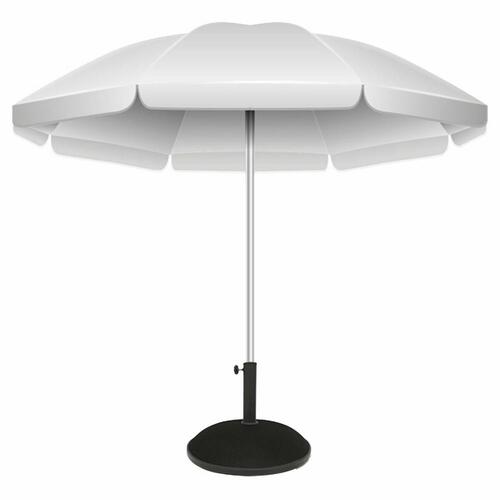 Fod for strandparasol Colorbaby 25 kg Sort Stål Cement