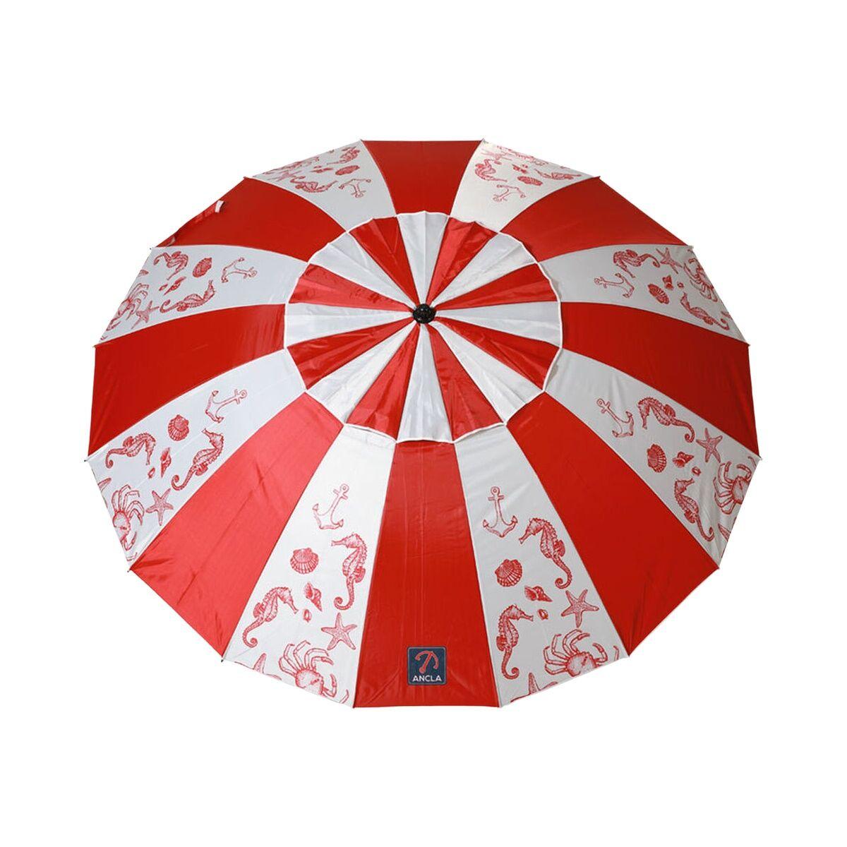 Solskærm Rød Ø 220 cm SPF50+ Marine
