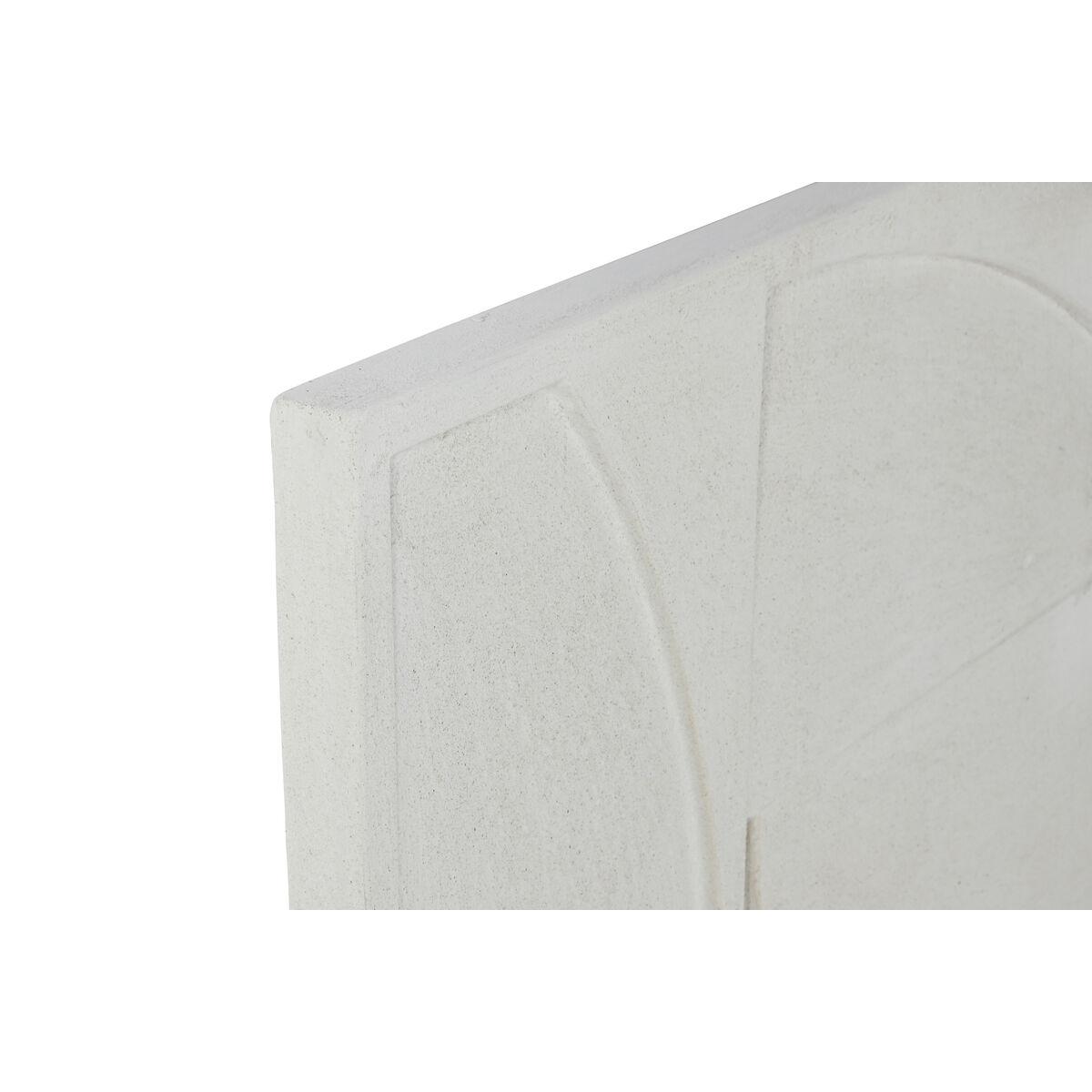 Vægdekoration i træ - , hvid, moderne, 80 × 80 cm (sæt af 2)