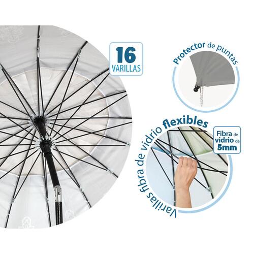 Solskærm Grå Ø 240 cm SPF50+ Boho