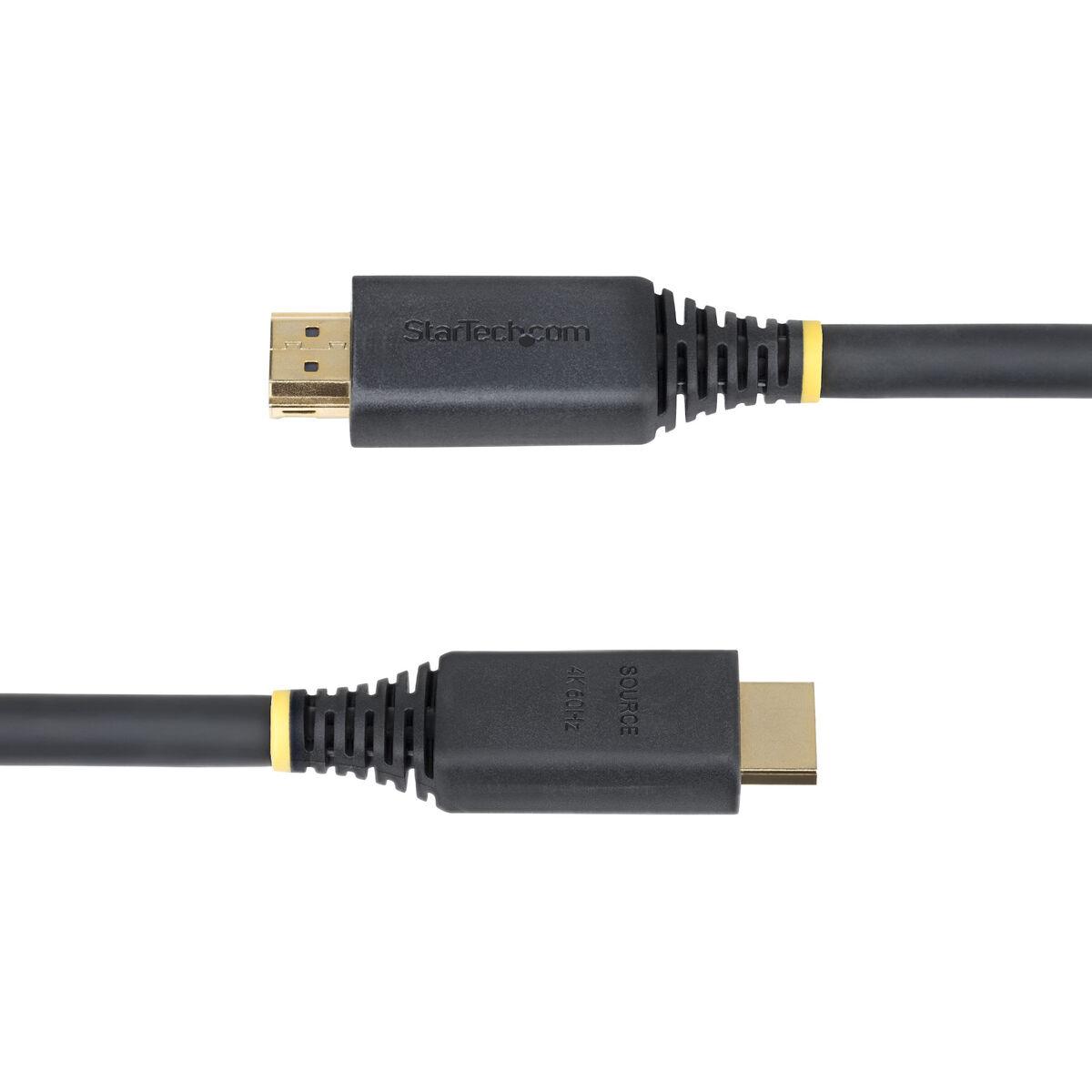Startech HDMI-kabel 10 m (HDMI 2.0, 18 Gbit/s, 4K60) - sort
