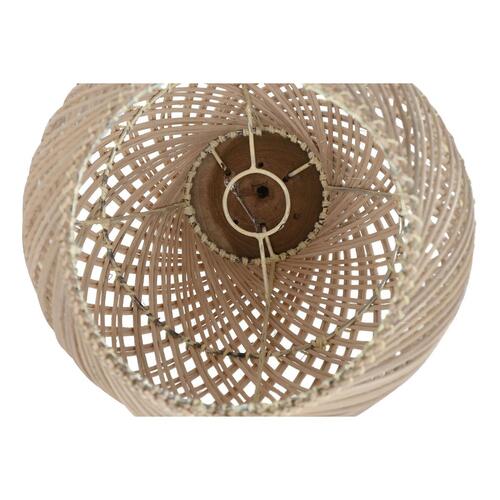 Lampeskærm Home ESPRIT Natur Bambus Teak 35 x 35 x 85 cm (2 enheder)