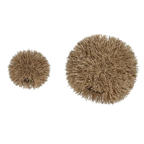 Lampeskærm Home ESPRIT Natur Bambus 66 x 66 x 52 cm