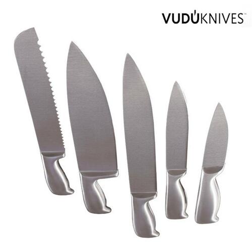 Vudú Knives Supreme Knivholder og Kniv Sæt (5 stykker) Guld