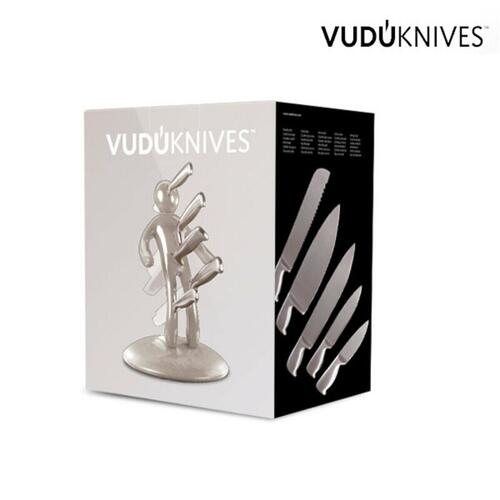Vudú Knives Supreme Knivholder og Kniv Sæt (5 stykker) Guld