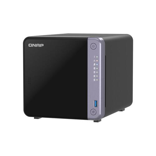 NAS-netværkslagring Qnap TS-432X-4G Sort