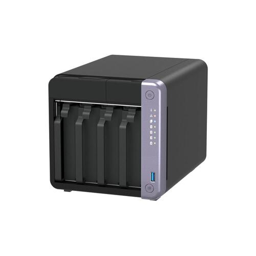 NAS-netværkslagring Qnap TS-432X-4G Sort