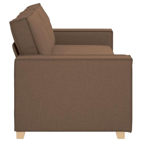 Sofa Stole Lys Grå 59 cm Stof Brun Stof og Træ Mellem Ergonomisk