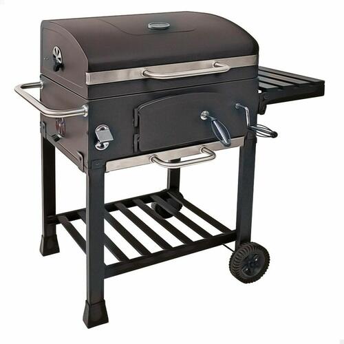 Trækulsgrill med Låg og Hjul Aktive 102 x 65 x 104 cm
