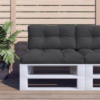 Pallehynde 80x40x12 cm stof sort