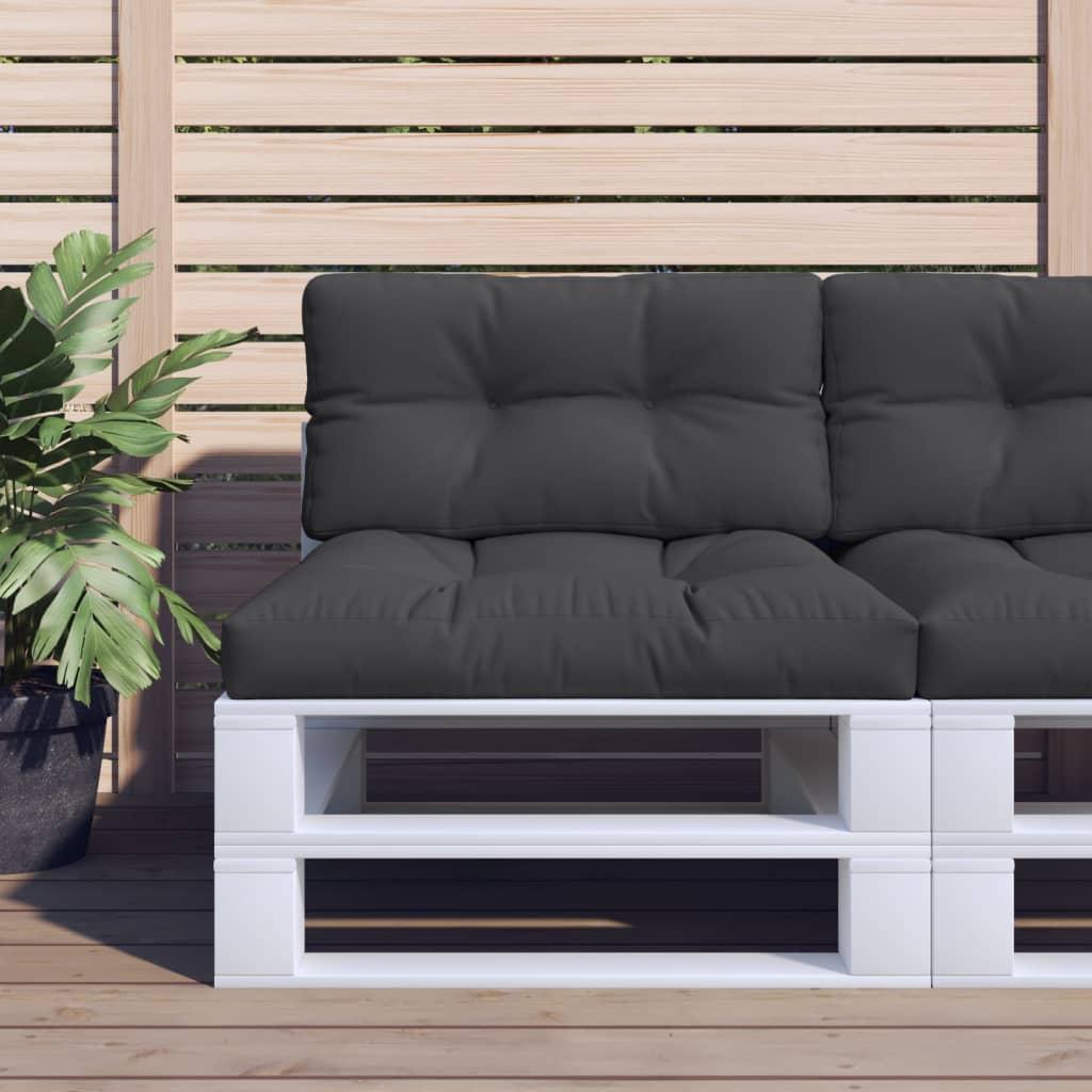 Pallehynde 80x40x12 cm stof sort