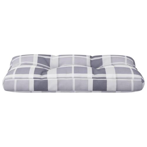Pallehynde 80x40x12 cm stof gråternet