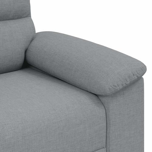 Lænestol 60 cm stof lysegrå
