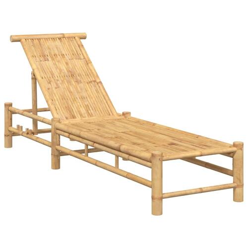 Liggestol 55x199x30 cm bambus