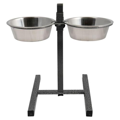 Jack and Vanilla foderskåle med stativ Bon Appetit 2x3,9 l (OUTLET B)