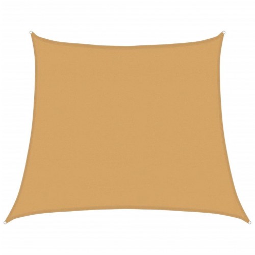Solsejl i HDPE 4/5 × 4 m - trapez, lysegrå, 160 g/m²