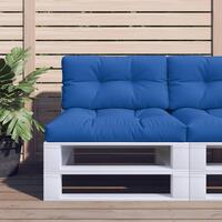 Pallehynde 80x40x12 cm stof kongeblå