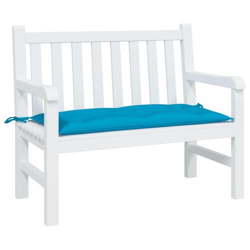 Hynde til havebænk 100x50x7 cm oxfordstof lyseblå