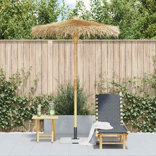 Tiki-paraply med bananbladsbaldakin 150 cm bambus