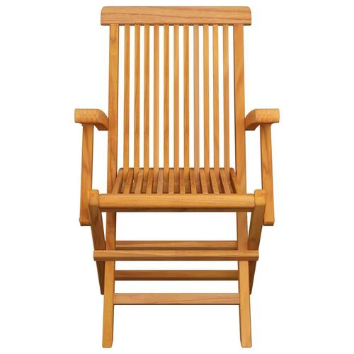 Havestole m. gråternede hynder 8 stk. massivt teaktræ