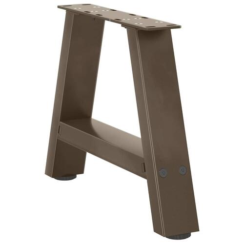 Sofabordben A-formet 2 stk 30x(30-31) cm stål