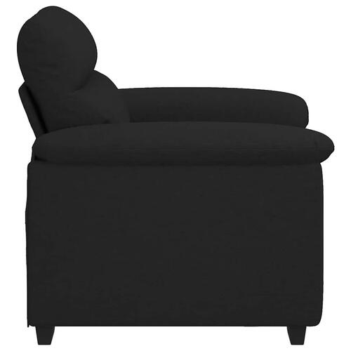Lænestol 60 cm stof sort