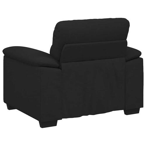 Lænestol 60 cm stof sort