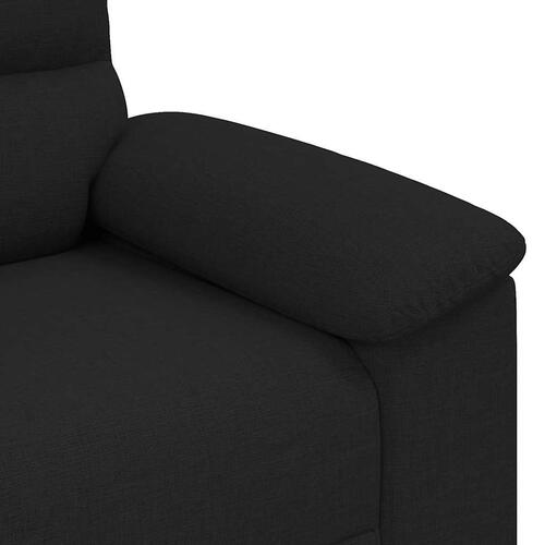 Lænestol 60 cm stof sort