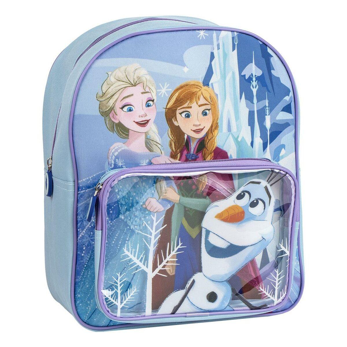 Skoletaske Frozen Blå 25 x 31 x 14 cm