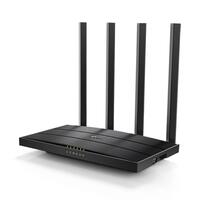 Router TP-Link Archer C6U Sort USB USB 2.0 RJ45 Ethernet LAN Wi-Fi 5 GHz