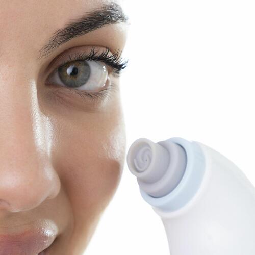 Genopladelig ansigtsrens Hydro-cleanser til rensning af urenheder i ansigtet InnovaGoods Hyser Hvid (OUTLET B)