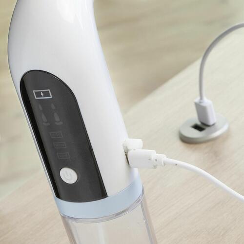 Genopladelig ansigtsrens Hydro-cleanser til rensning af urenheder i ansigtet InnovaGoods Hyser Hvid (OUTLET B)