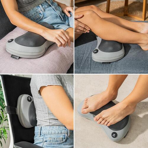 Kompakt, genopladeligt shiatsu-massageapparat InnovaGoods (OUTLET B)
