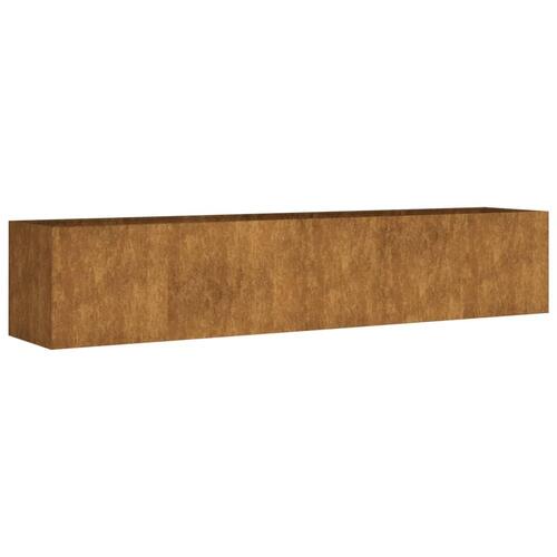 Højbed 200x40x40 cm cortenstål (OUTLET A)