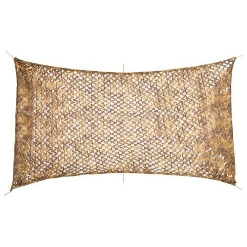 Camouflagenet 506x279 cm med opbevaringspose sandfarvet
